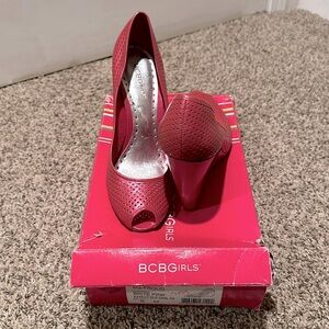 Bcbgirls open toe sandal, Sz 9